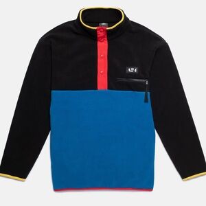 A24 Party Half Snap Fleece Size Large